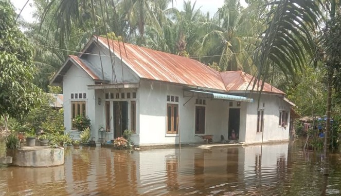 Sepuluh Kelurahan di Kota Tanjungbalai Terendam Banjir