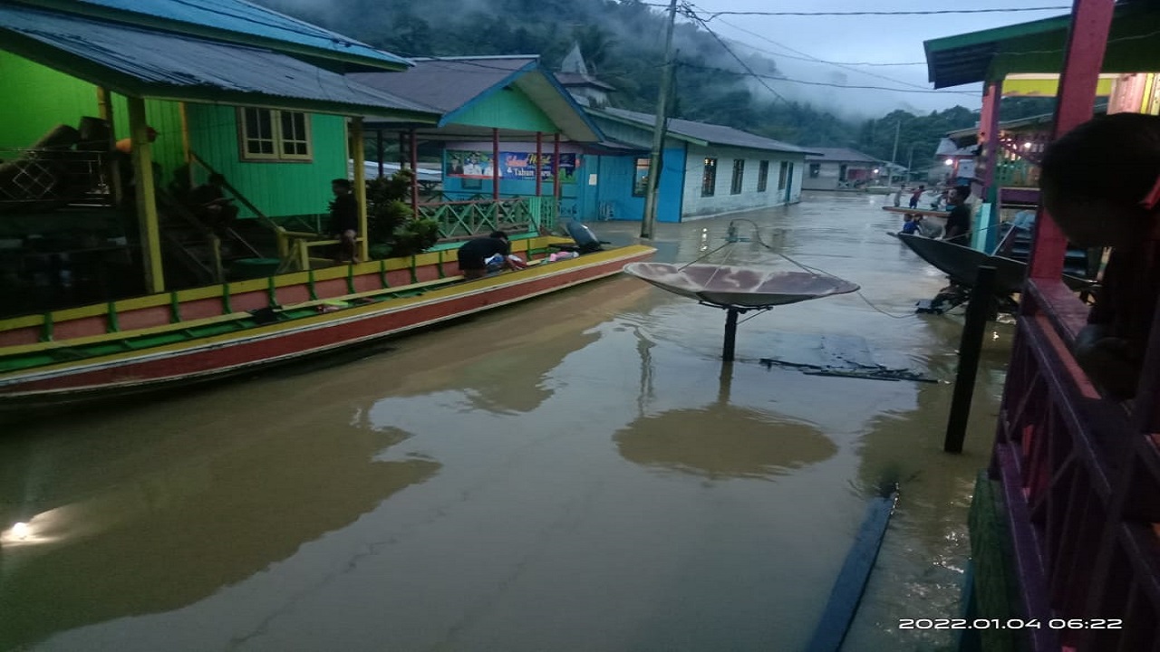 114 Rumah Warga Kabupaten Nunukan Terendam Banjir