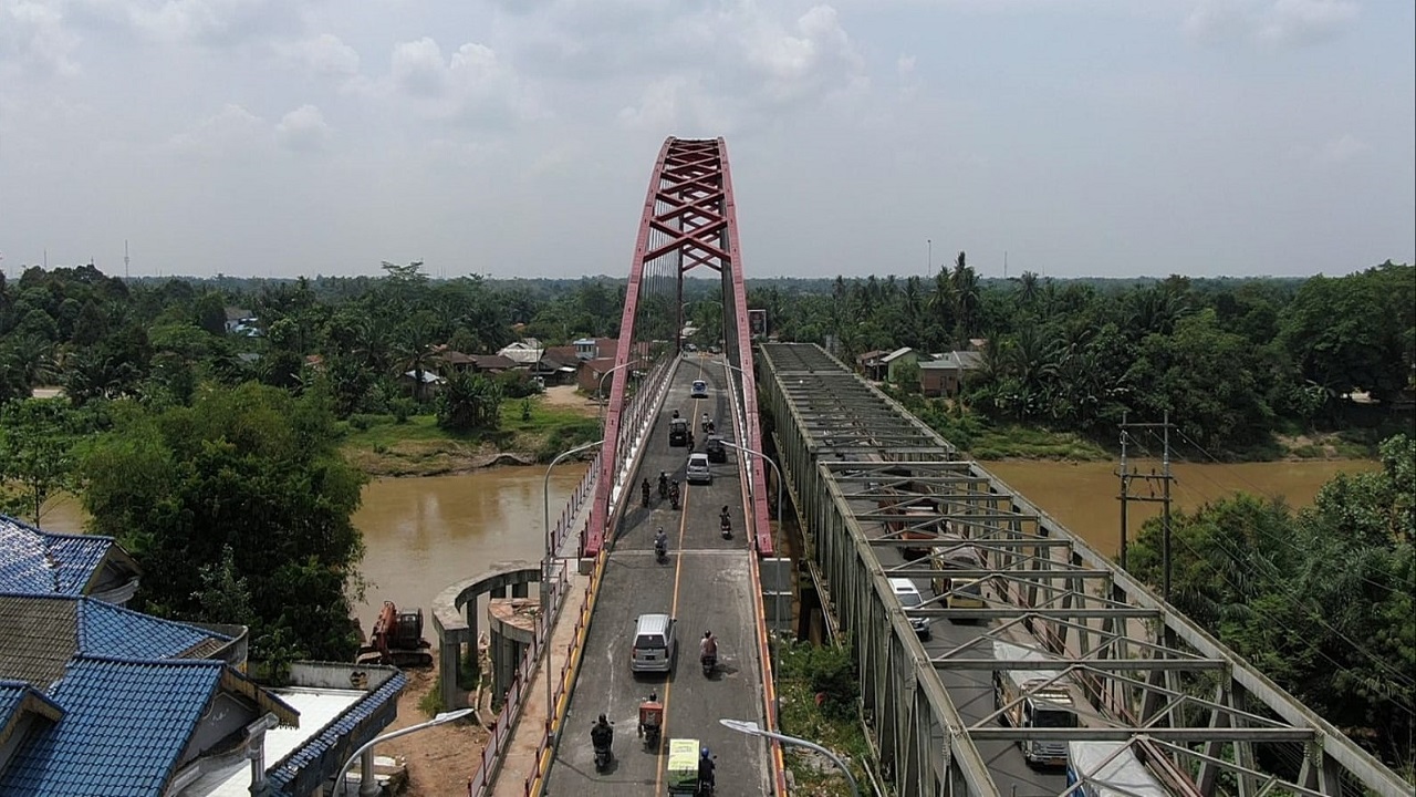 Jembatan Sei Wampu Urai Macet Jalur Medan – Aceh