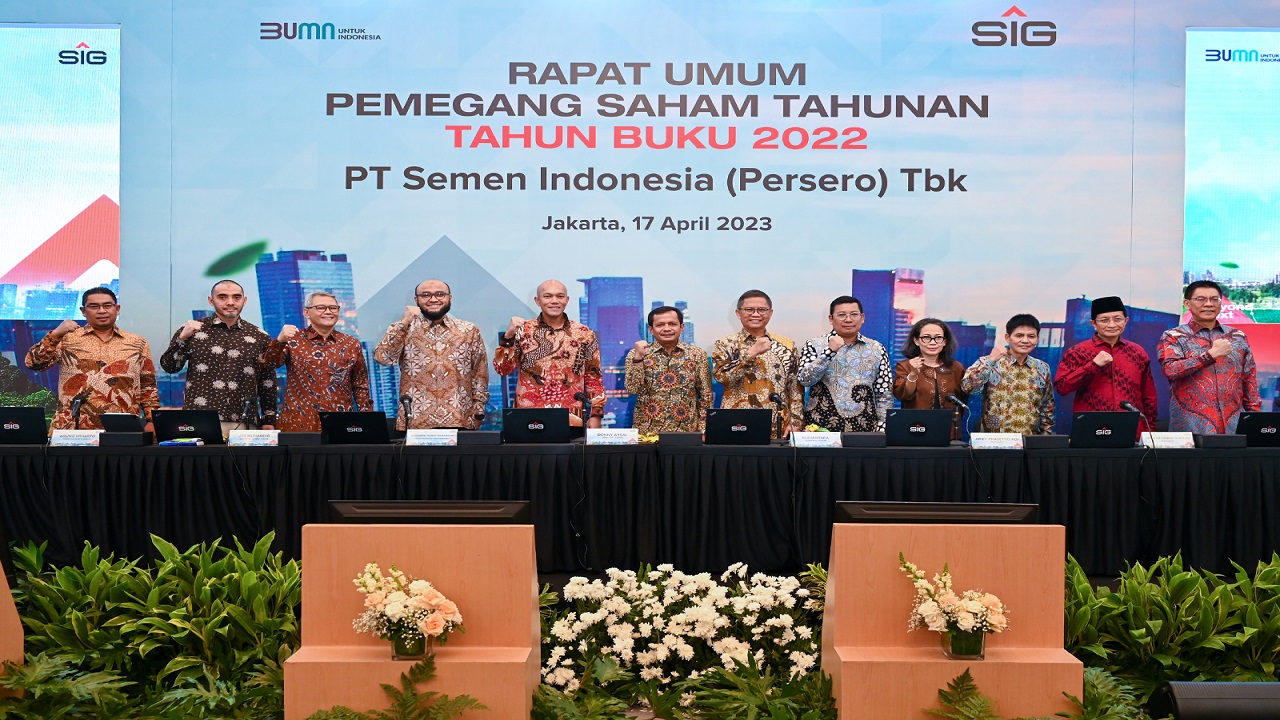 RUPS Setuju Semen Indonesia Bagikan Dividen Rp1,65 Triliun