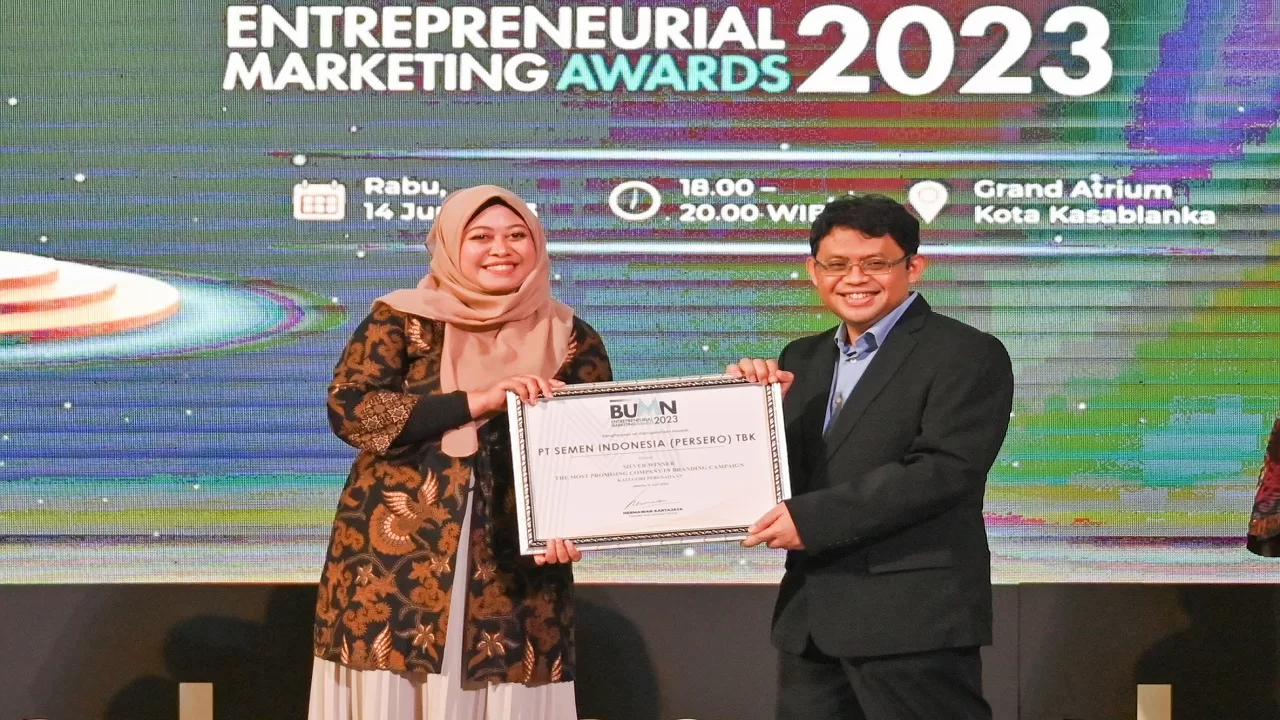 Semen Indonesia Raih BUMN Entrepreneurial Marketing Awards