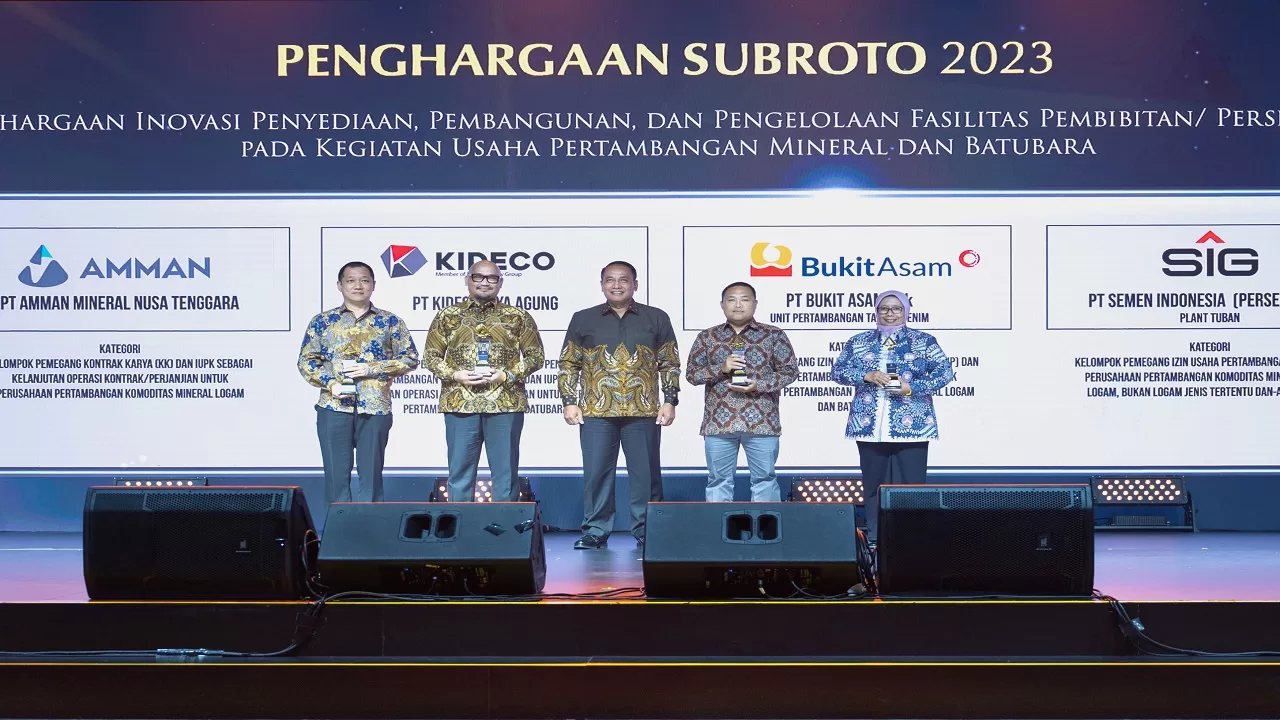 Semen Indonesia dan Anak Usaha Raih Subroto Award 2023