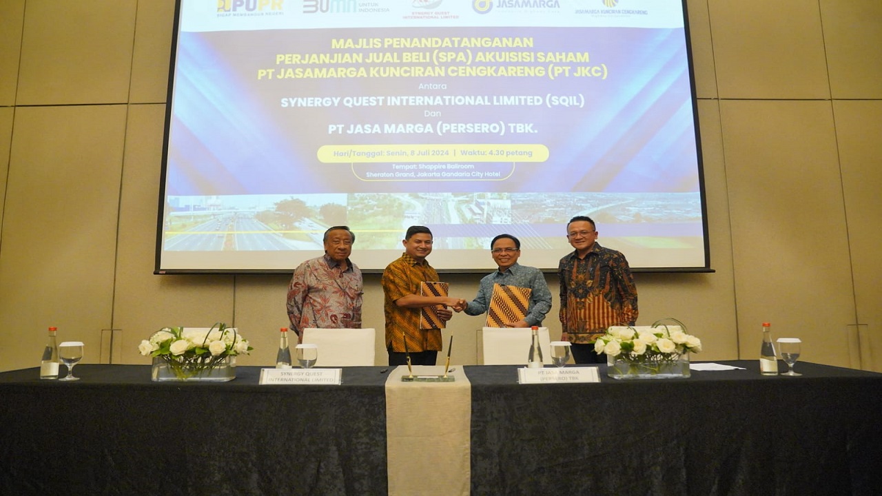 Jasa Marga Akuisisi 10% Saham JKC Milik Synergy Quest